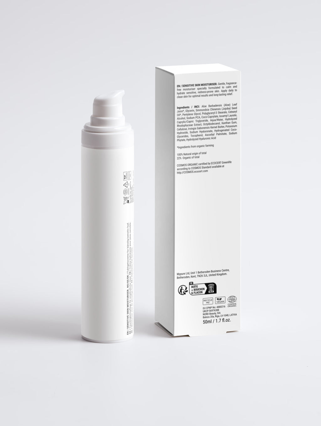 Sensitive Skin Moisturiser, Fragrance Free